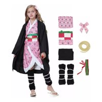 Tododisfraceschile - Traje Disfraz Cosplay Nezuko Con Accesorios Talla 10 A 12 Años
