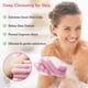 thumbnail image 3 of Guantes exfoliantes Evridwear 100% nailon para ducha, 3 pares, 3 of 8