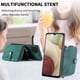 thumbnail image 2 of Funda Tipo Cartera con Correa Cruzada para Samsung Galaxy A12 5G Protección Contra Golpes Verde, 2 of 5