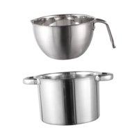 Bothyi - Olla Para Derretir, Fácil De Usar, Recipiente Para Mezclar, Recipiente Para Derretir Para Cocina, Restaurante, Olla Para Caramelo De 18 Cm