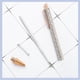 thumbnail image 3 of Bolígrafo de metal con polvo dorado de colores, bolígrafo de regalo., 3 of 5