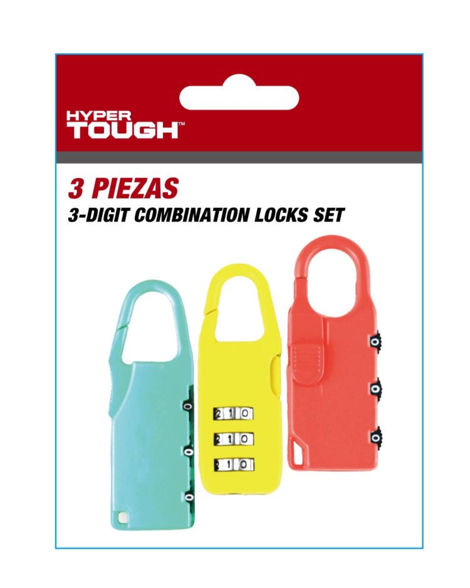 Candado Mini 3pz , 1 Unidad Hyper Tough