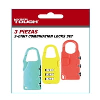 Candado Mini 3Pz , 1 Unidad  Hyper Tough