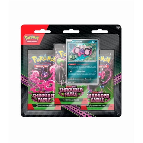 Genérico - Pokemon Blister Pack Espanol - Shrouded Fable Pecharount Neg