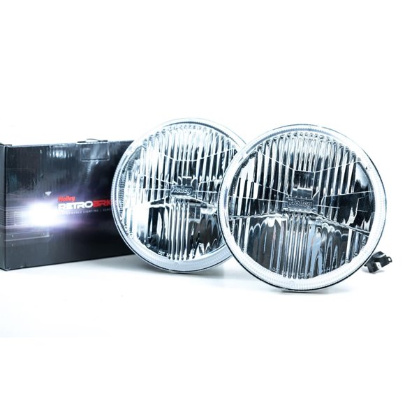 Faro Casafoyer RETROBRIGHT LED Redondo Moderno de 7 pulgadas con Lente Blanca