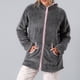 thumbnail image 1 of Poleron Coralfleece Con Gorro Flores Mujer 33751-67, 1 of 3