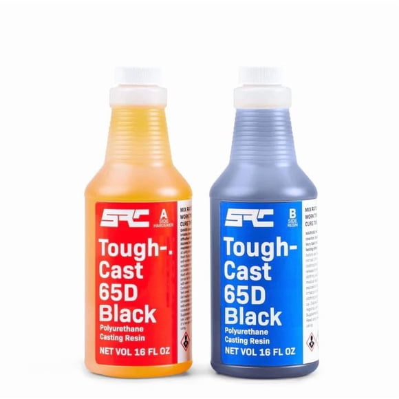Resina de colada SPRESIN Tough-Cast 65D negra de 950 mL para prototipos