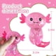 thumbnail image 4 of Juguete Squishy CUCURLE de ajolotes con glitter, pelota antiestrés para niños, 4 of 7