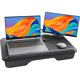 thumbnail image 1 of Mesa portátil para laptop SAIJI cuero negro hasta 17, 1 of 3