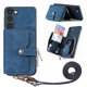 thumbnail image 1 of Funda Tipo Cartera con Correa Cruzada para Samsung Galaxy S23 Protección Contra Golpes Azul, 1 of 6