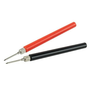 Genérico - 2 Uds Pines De Sonda De Prueba Automotriz Para Multímetro Digital Cables De Prueba Probador De Coche