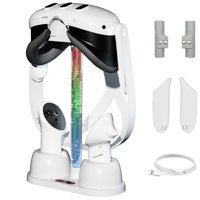 Base De Carga Aaronmei Meta Quest 3 Rgb Blanco