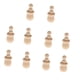 thumbnail image 1 of Juego De Nido De Personas De Madera De 10 Piezas Con Muñecas De Muñecas Artesanales Montessori Toys, 1 of 3