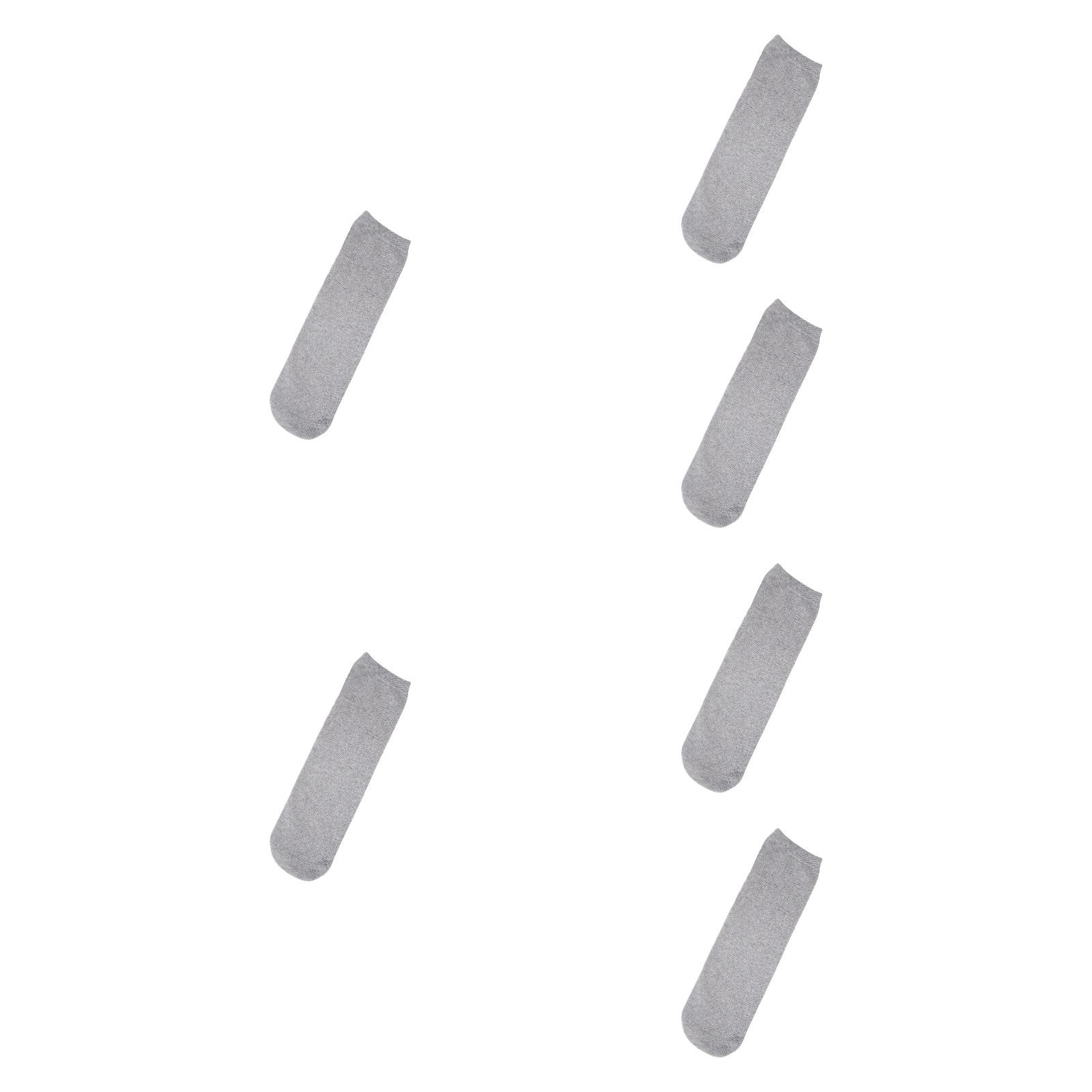 Ioensy - 6X Calcetines Para Prótesis De Miembros Suaves Y Elásticos Para El Cuidado De Muñones De Amputados Para Mujeres Y Hombres, Talla M, Gris