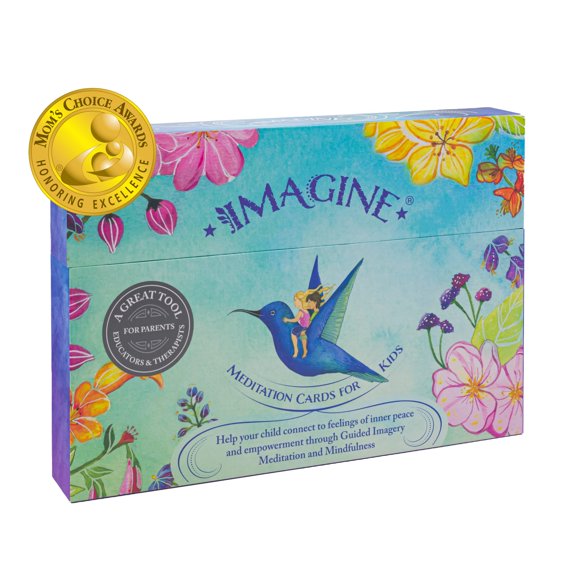 Tarjetas de meditación Imagine para niños con meditaciones guiadas