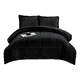 thumbnail image 3 of Cobertor plumones Con Chiporro De 2 Plazas + 2 Fundas 230x250cm NEGRO, 3 of 3