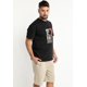 thumbnail image 1 of Polera Jersey Estampada Cuello Redondo Negro negro 5XL, 1 of 4