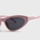 thumbnail image 5 of Lentes De Sol Modelo Felina Estilo Moderno UVA//UVB rosa Talla Única, 5 of 5
