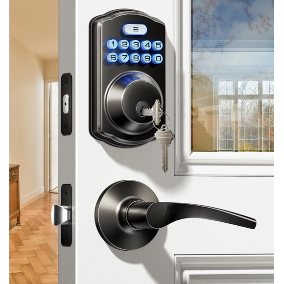 Cerradura de puerta de entrada sin llave con teclado electrónico Veise