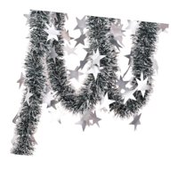 Magideal - Estrellas Guirnalda De Oropel Navideña Decoración Navideña Decoración Navideña Brillante Decoraciones Navideñas Para Fiesta De Festival De Chimenea