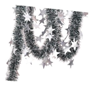 Magideal - Estrellas Guirnalda De Oropel Navideña Decoración Navideña Decoración Navideña Brillante Decoraciones Navideñas Para Fiesta De Festival De Chimenea