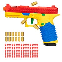 Pistola De Juguete, Pistola Spcozgil, Bloque De Construcción, Expulsión Automática De Proyectiles