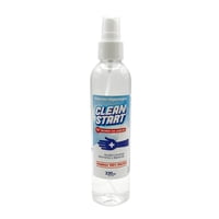 Clean Start - Desinfectante Spray Alcohol Glicerina 70% 220Ml Botella Neutra