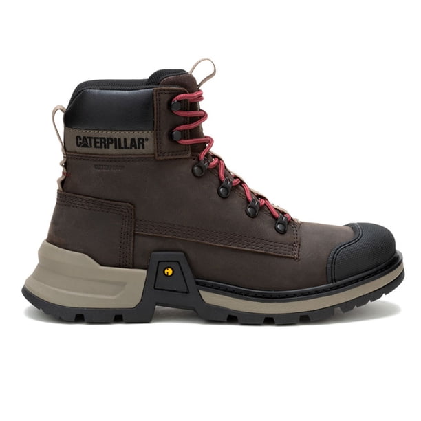 Zapatilla CAT Waterproof Hombre Colorado Expedition Café