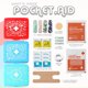 thumbnail image 2 of EVERLIT PocketAid Mini First Aid Kit Compact, Portable Hard-Shell Case, 2 of 3