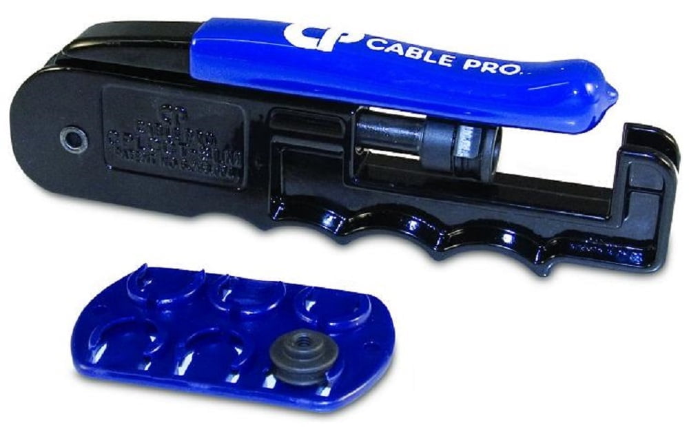Outil Compression Connecteurs F, BNC, RCA – Pour Câbles RG6/RG59 – Cable Pro