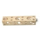 thumbnail image 4 of Bloque De Madera Con Agujeros, Fácil De Instalar, Juguete Para Masticar Pájaros Para Guacamayos, Periquitos, 20 Cm X 4 Cm X 4 Cm, 4 of 5