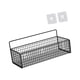 thumbnail image 3 of Cesta De Almacenamiento Para Armario, Cesta De Alambre De Acero Resistente Para Frutas, Verduras, Aperitivos, Color Negro L Con Pegatina, 3 of 5
