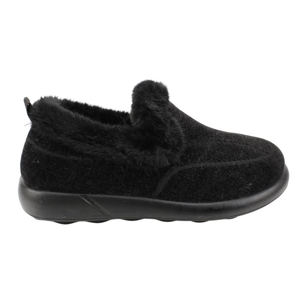 Pantufla New Walk Peluda Chiporro Negra | Lider
