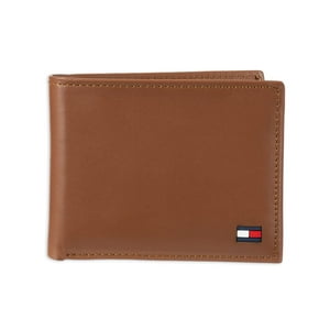 Cartera Tommy Hilfiger, Delgada, Elegante, Casual, De Cuero Plegable Para Hombre