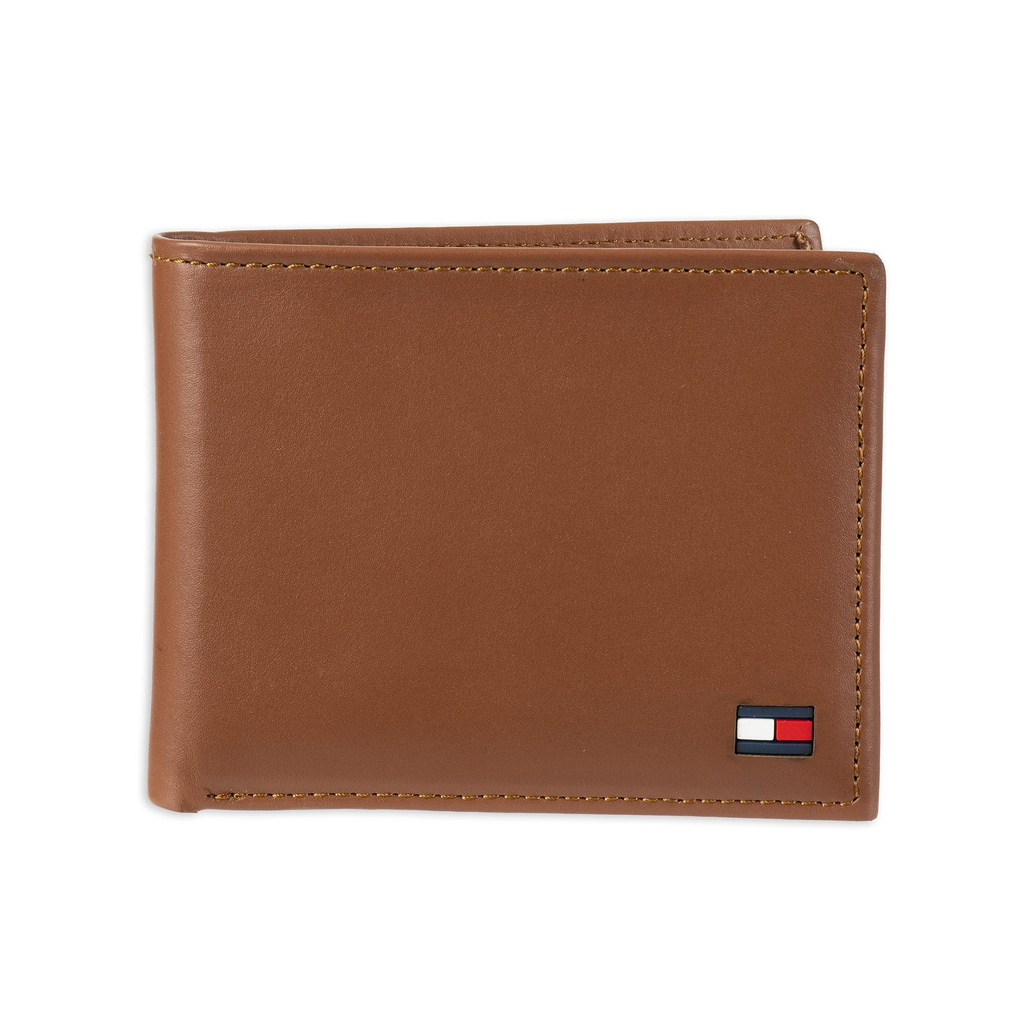 Cartera Tommy Hilfiger, Delgada, Elegante, Casual, De Cuero Plegable Para Hombre