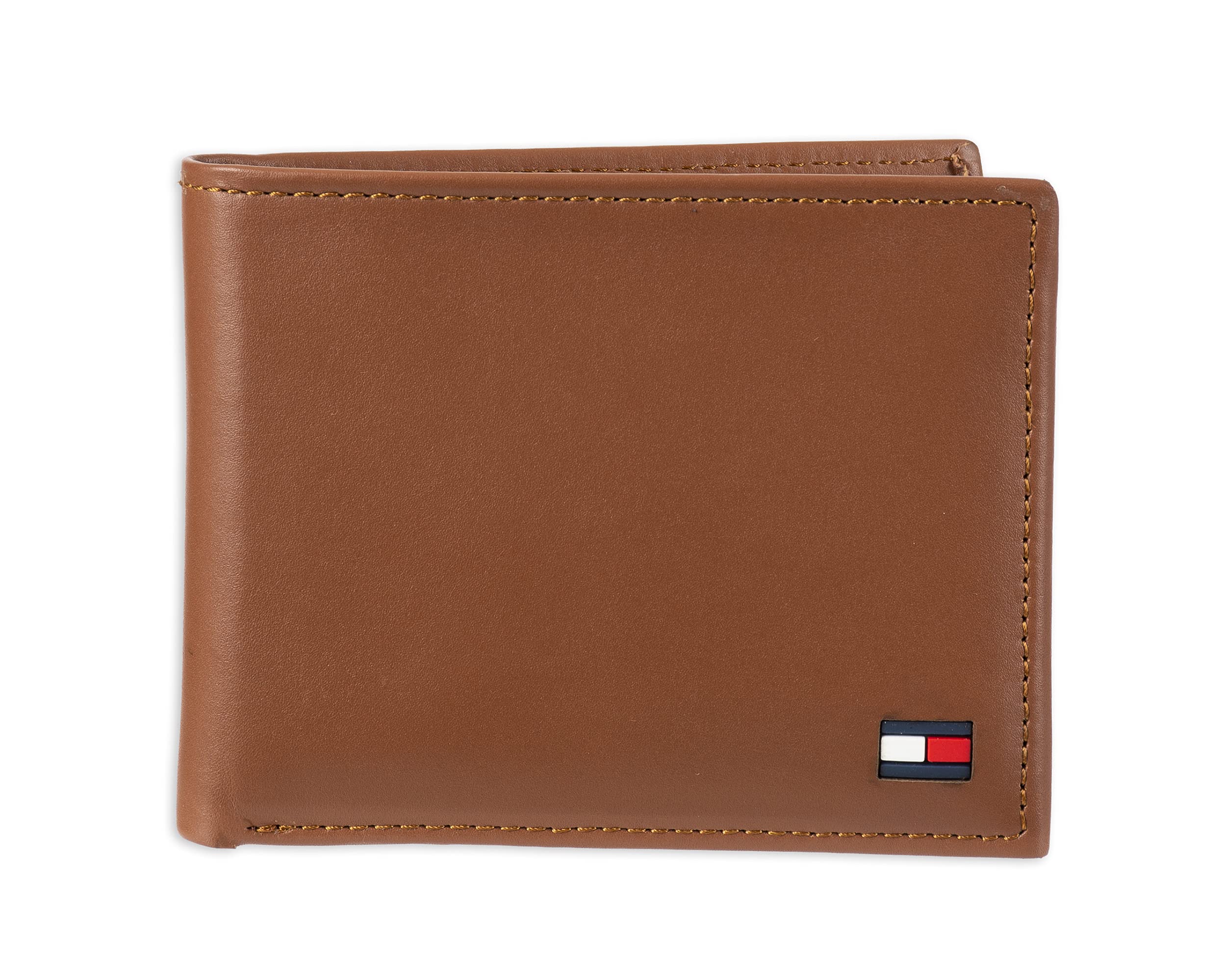 Cartera Tommy Hilfiger, Delgada, Elegante, Casual, De Cuero Plegable Para Hombre