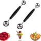 thumbnail image 1 of Cuchara para helado de fruta con doble punta, paquete de 2, 1 of 6