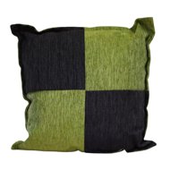 Máxima Design - Cojín Gabriela Negro Verde Pistacho Omega 50X50 Cm