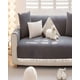 thumbnail image 3 of Funda De Sofa De 5 Piezas Con Flecos Gris, 3 of 4