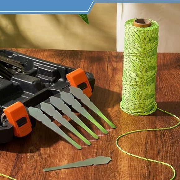 Set Albañilería Lanties 7 Piezas Pines Acero Línea Nylon