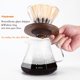 thumbnail image 4 of Cafetera de vidrio borosilicato de polidremio para verter, 600 ml, 4 of 6
