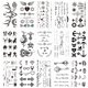 thumbnail image 1 of Tinta de dibujo negra falsa para tatuajes temporales Glaryyears, paquete de 20, 1 of 5