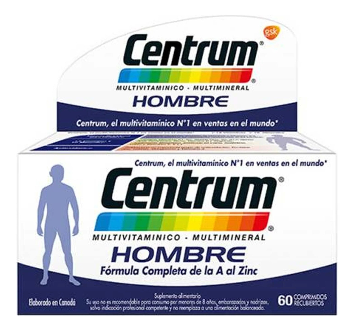 Gsk Otc - Centrum Hombre 60 Comprimidos
