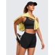 thumbnail image 3 of Shorts CRZ YOGA tiro alto con abertura tipo delfín 3" negro M, 3 of 6