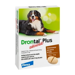 Elanco - Antiparasitario Perro Drontal Plus Saborizado 35Kg X1