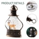 thumbnail image 5 of Bolas de nieve navideñas con forma de farol, bola de nieve cilíndrica con purpurina, bolas de nieve navideñas de bronce, linterna con decoración de muñeco de nieve y árbol de Navidad., 5 of 5