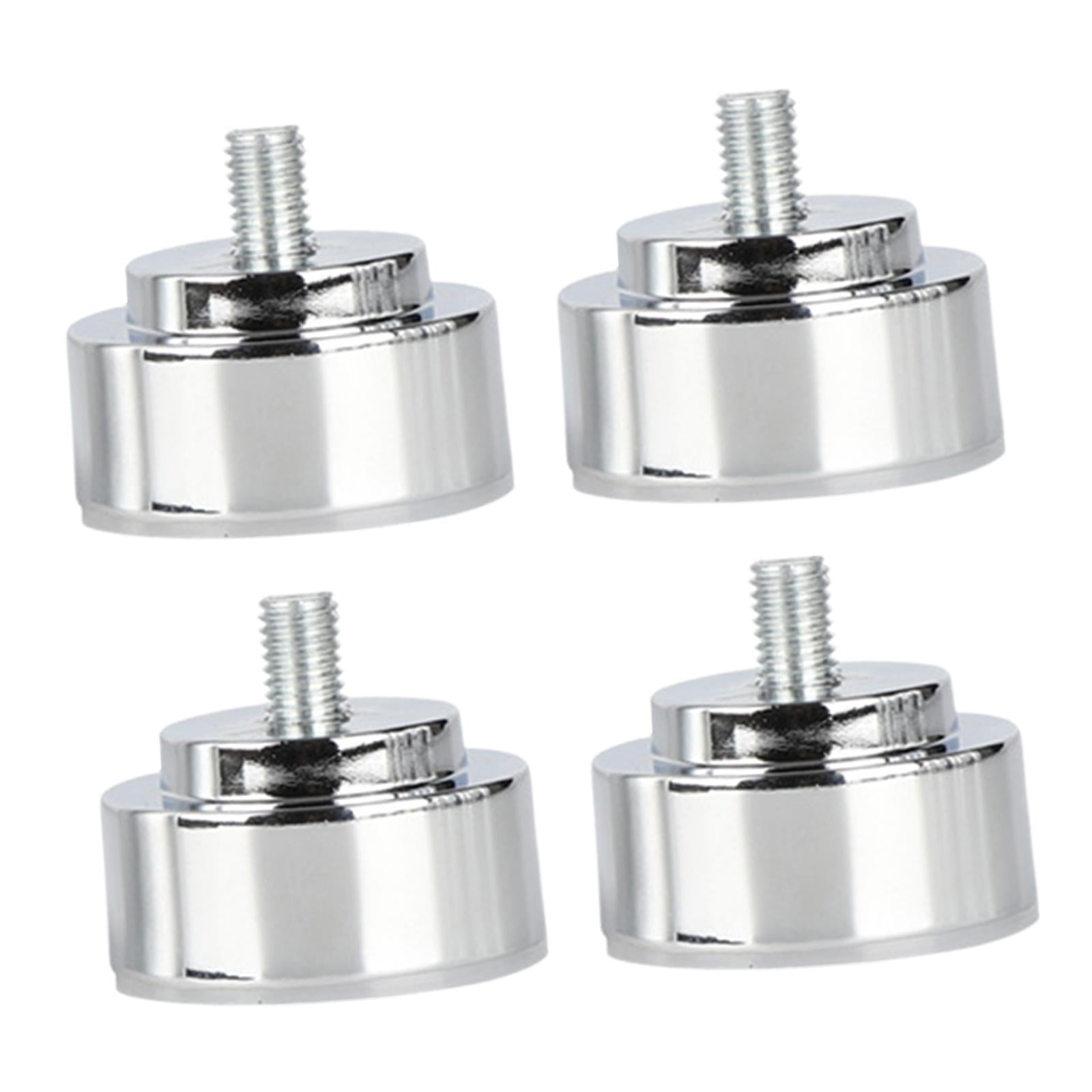 Bothyi - 4x M10 Patas De Armazón De Cama Con Rosca Profesional Para Armarios Cocina Mesa De Comedor Argent 3cm