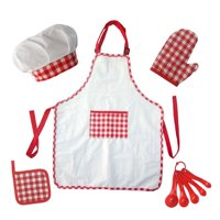 Magideal - Juego De 5 Uds Para Cocinar Y Hornear Para Niños, Regalo De Cumpleaños, Cucharas, Disfraz De Imitación, Utensilios De Cocina, Juego De Juguetes, Sombr