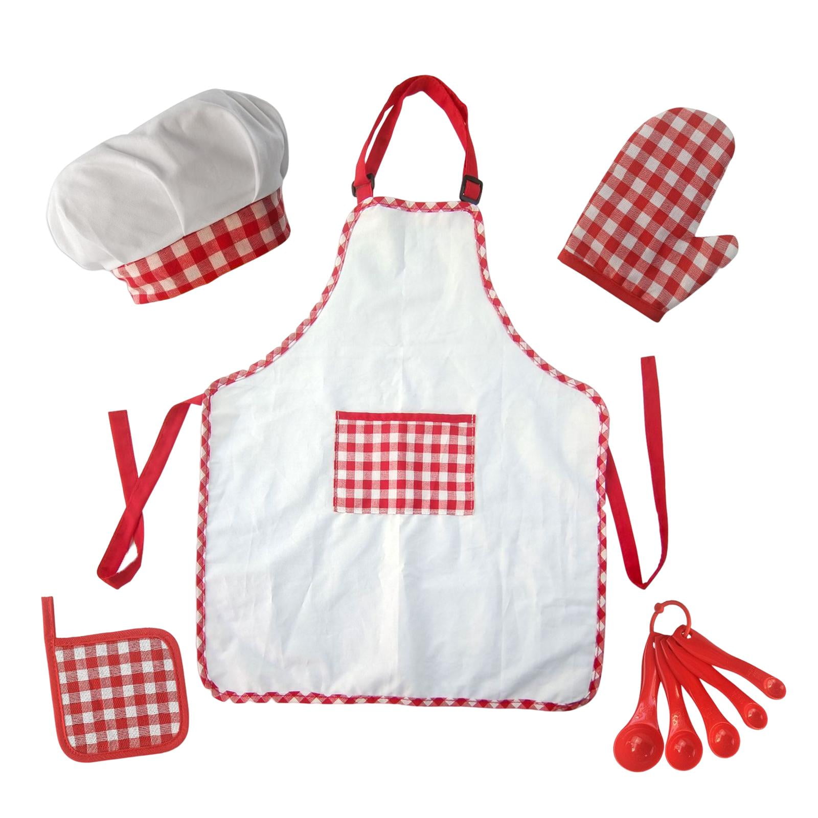 Magideal - Juego De 5 Uds Para Cocinar Y Hornear Para Niños, Regalo De Cumpleaños, Cucharas, Disfraz De Imitación, Utensilios De Cocina, Juego De Juguetes, Sombr