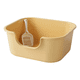 thumbnail image 1 of Baño Sanitario Anti-hongo Xl Previene Derrame De Arena Gato Amarillo, 1 of 3